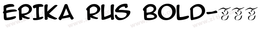 Erika Rus Bold字体转换